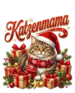 Katzenmama Weihnachtsshirt